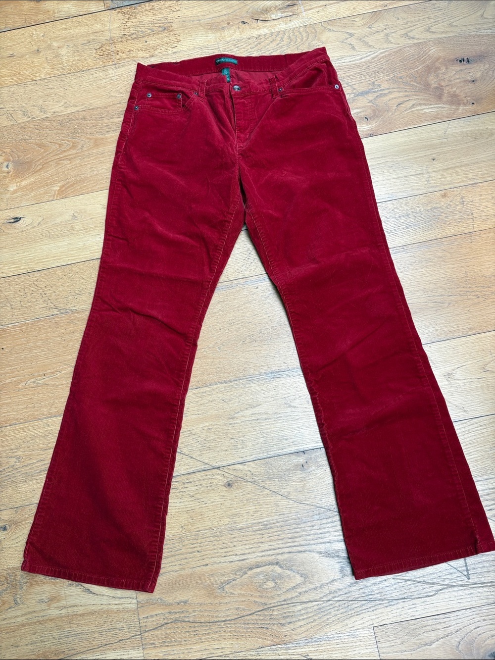 Lauren Jeans Co. Corduroys. Contemporary Bootcut. Size 14